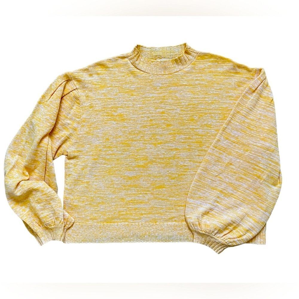Levi's - Women's Balloon Sleeve Crew Neck‎ Lightweight Sweater - Small - Yellow